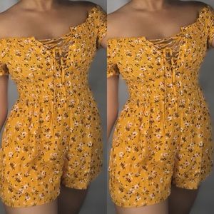Yellow romper